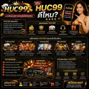รีวิว HUC99 ดีไหม_ เจาะลึกทุกบริการก่อนตัดสินใจสมัคร